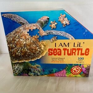 I am lil sea turtle puzzle. Adorable!